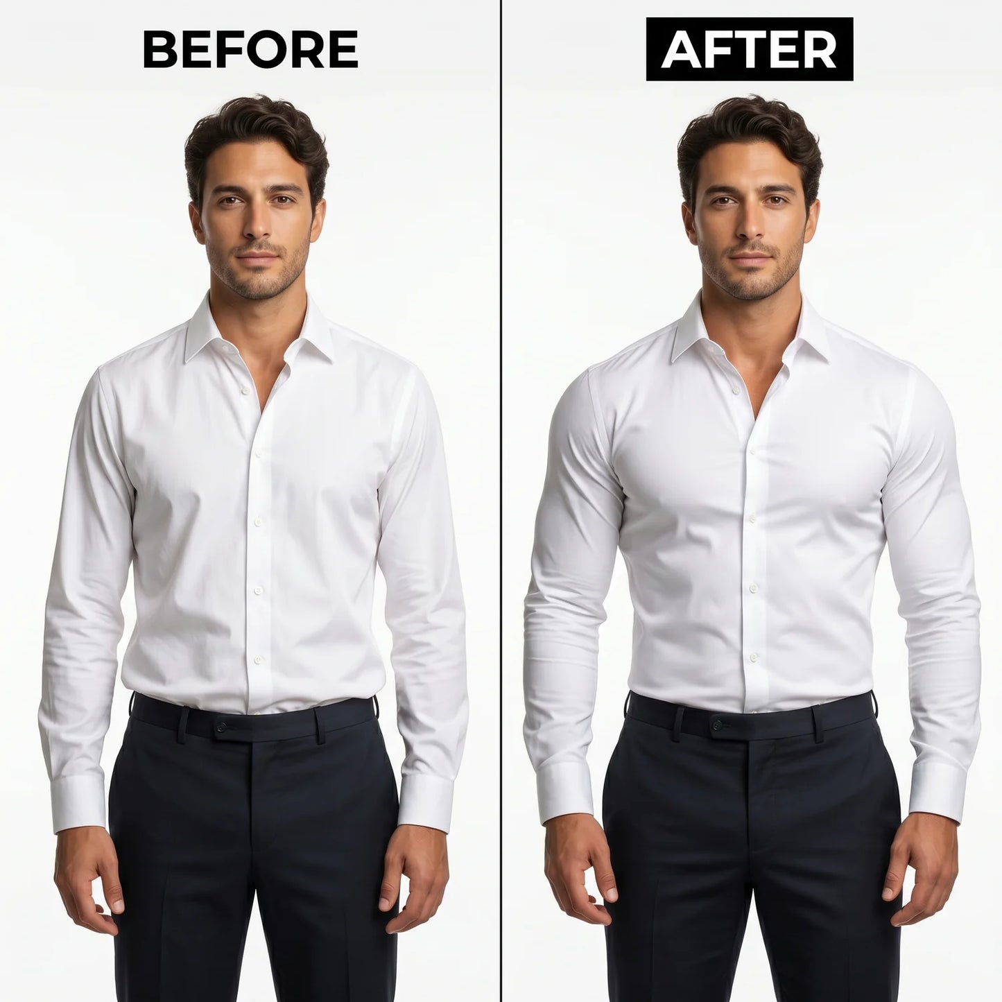 Instantly Look Stronger, More Athletic & More Confident