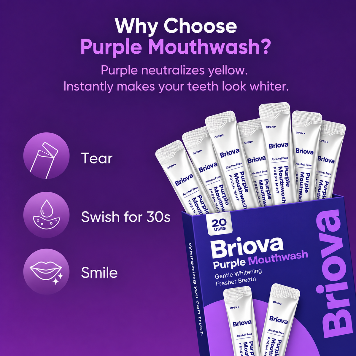 Purple Mouthwash