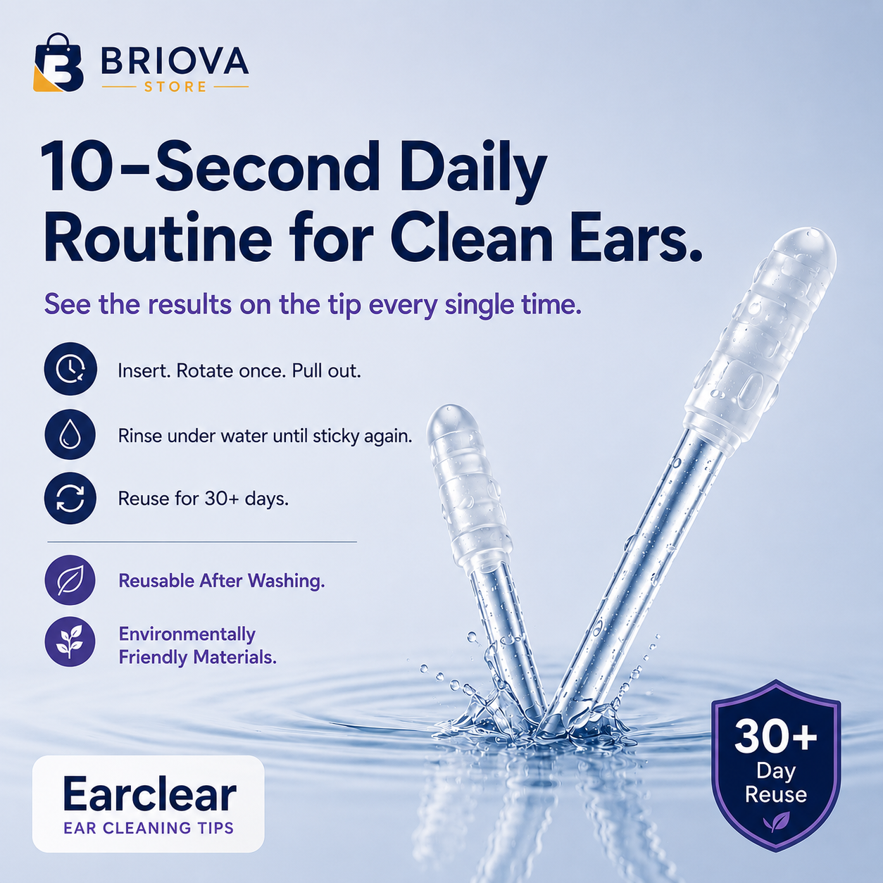 Sticky Ear Cleaner