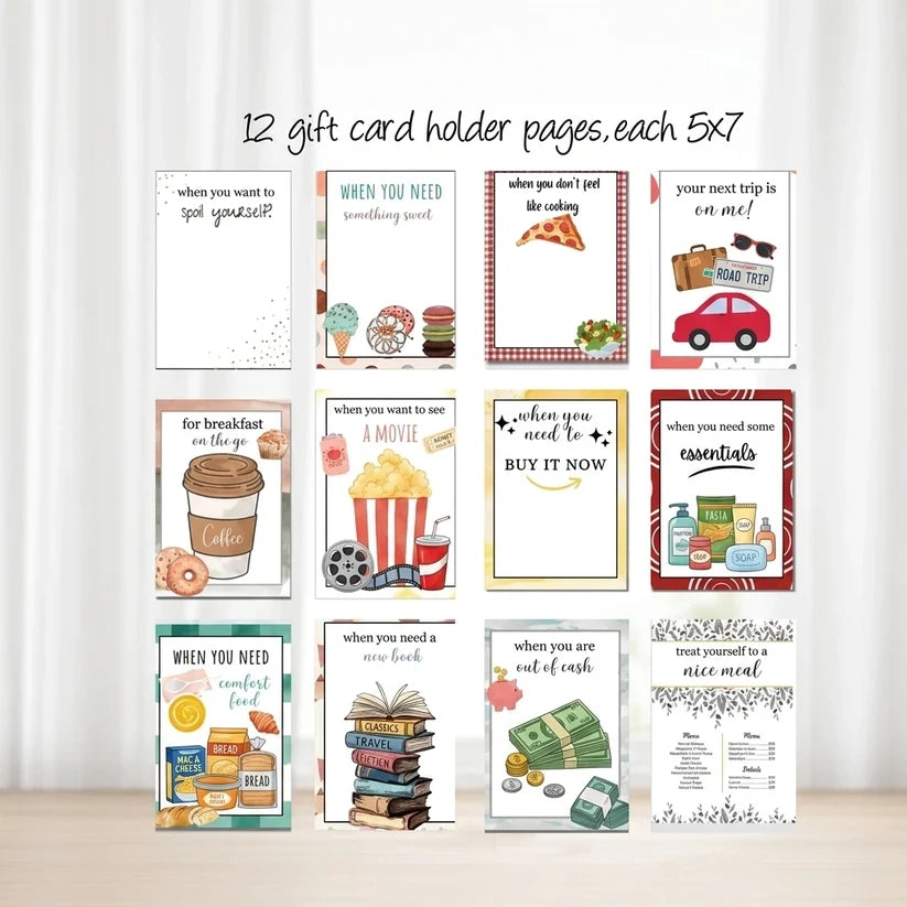 Christmas Gift Card Book
