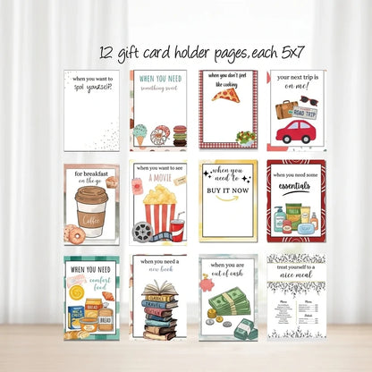 Christmas Gift Card Book